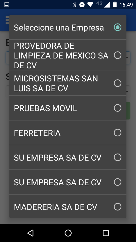 SeleccionarEmpresa
