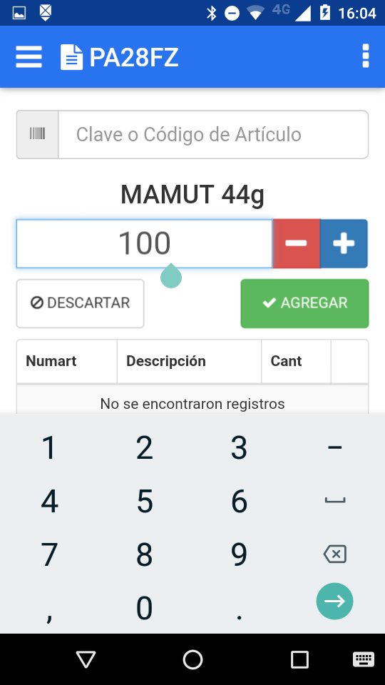 DefinirCantidad